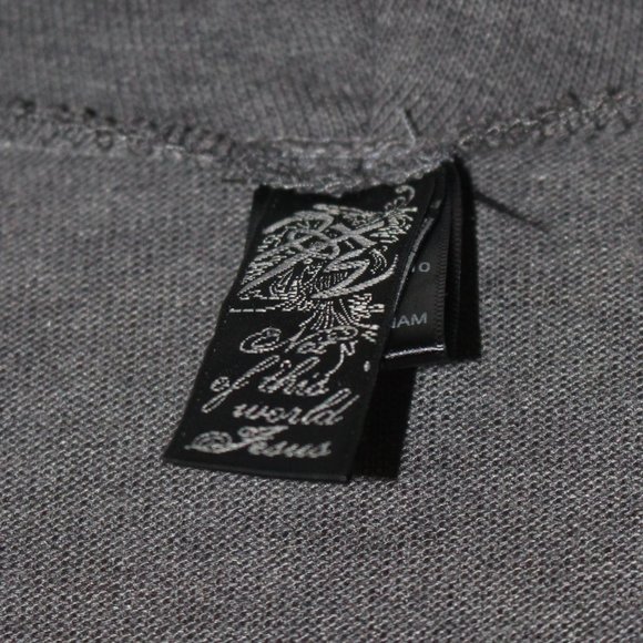 Gray Tunic with button detail and embroidery - Picture 6 of 7